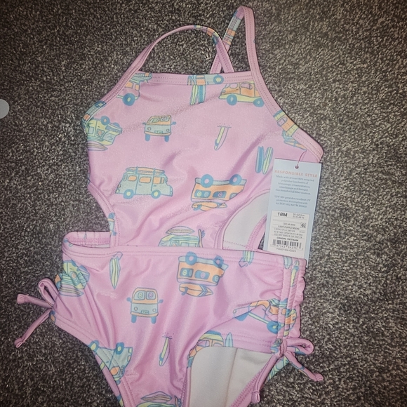 Other - Pink Kids Swimwear with Fun Prints